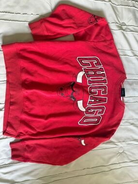 Chicago Bulls Red Crewneck Sweatshirt vintage small